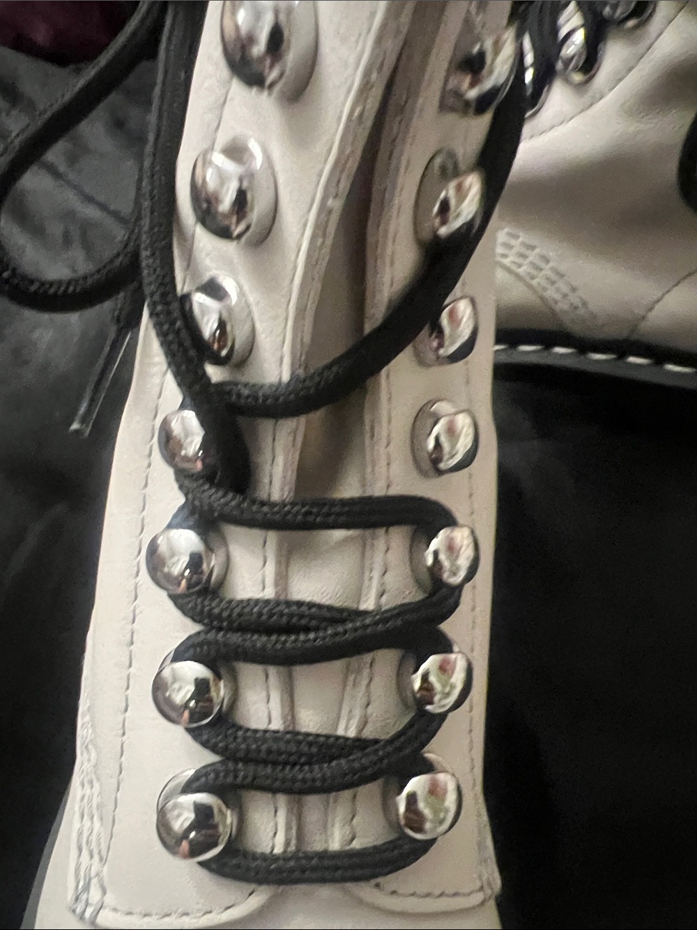 NWT Dr martens 1460 HDW Bone Virginia boots size 7 - Picture 4 of 10